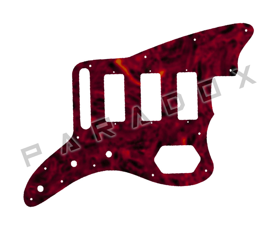 Custom Pickguard For 2023-2024 Made in Mexico Fender Gold Foil Jazzmaster