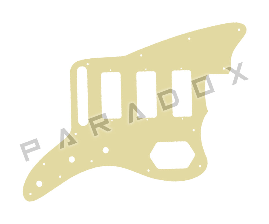 Custom Pickguard For 2023-2024 Made in Mexico Fender Gold Foil Jazzmaster