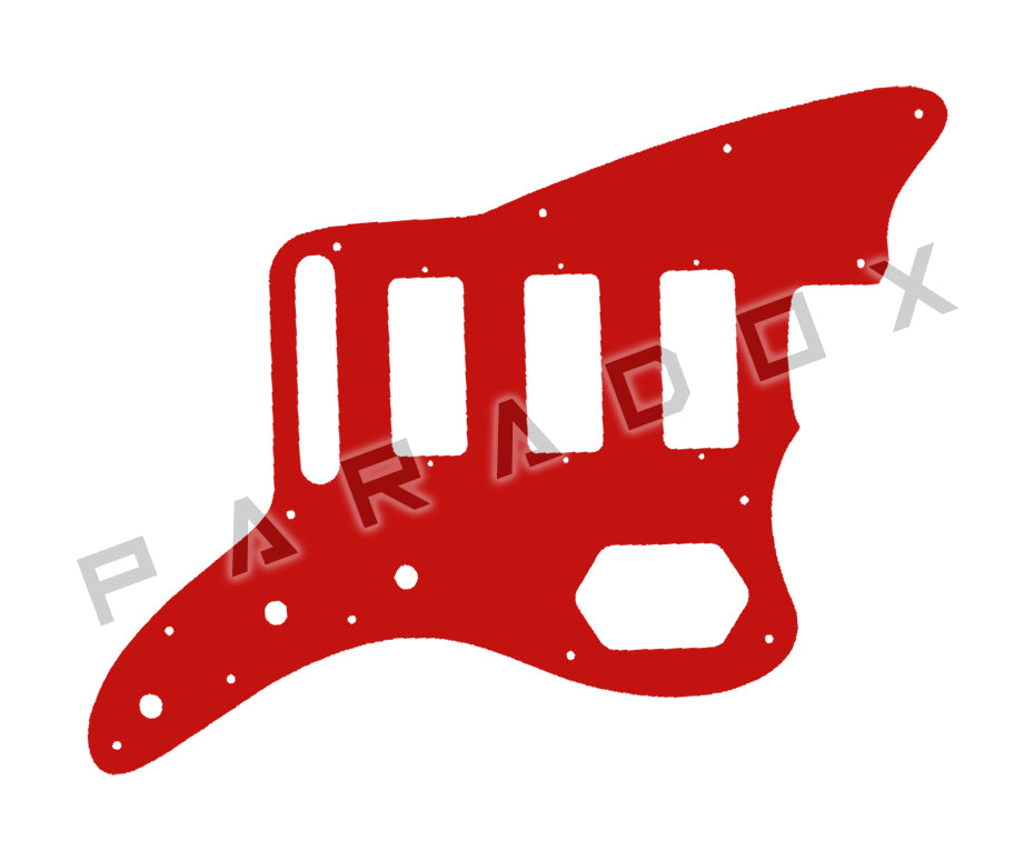 Custom Pickguard For 2023-2024 Made in Mexico Fender Gold Foil Jazzmaster