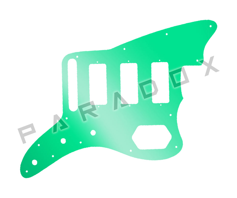 Custom Pickguard For 2023-2024 Made in Mexico Fender Gold Foil Jazzmaster