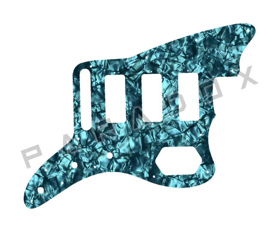 Custom Pickguard For 2023-2024 Made in Mexico Fender Gold Foil Jazzmaster