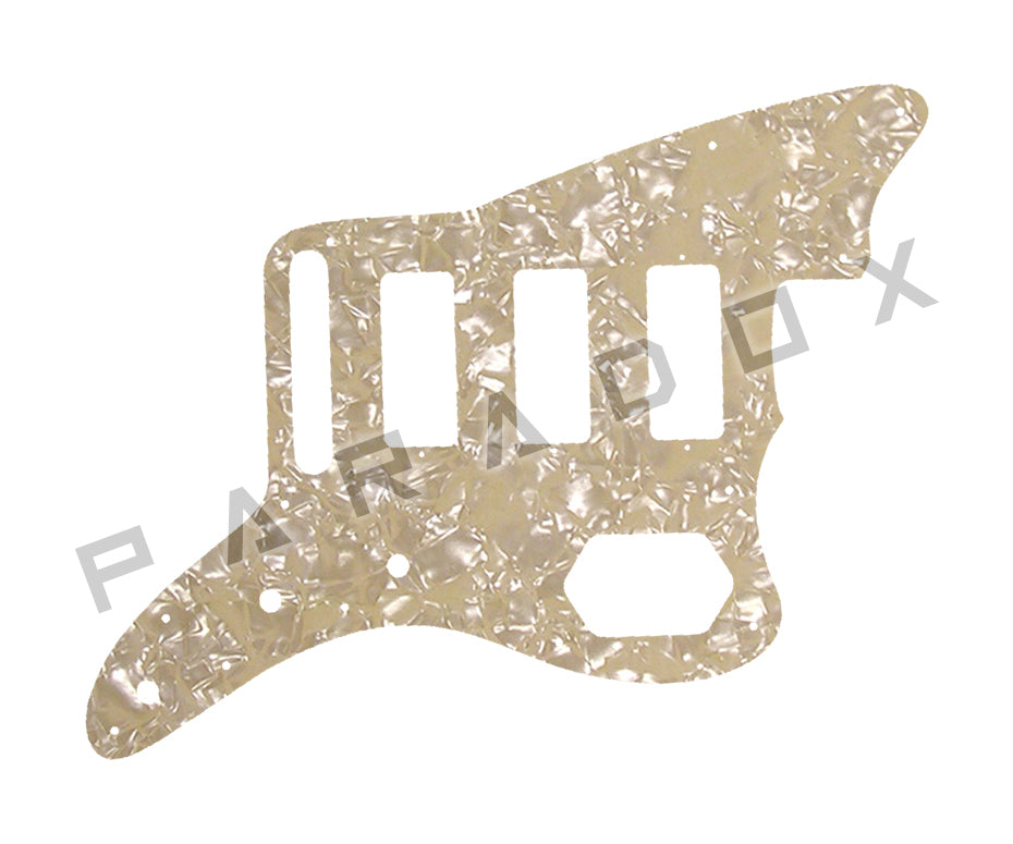 Custom Pickguard For 2023-2024 Made in Mexico Fender Gold Foil Jazzmaster