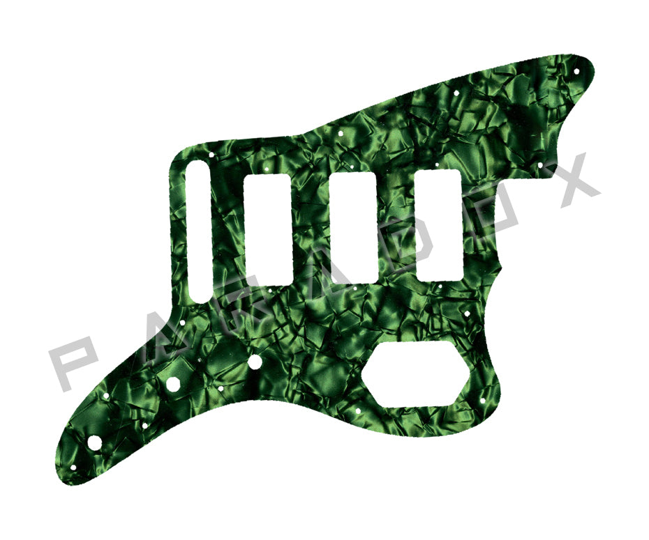 Custom Pickguard For 2023-2024 Made in Mexico Fender Gold Foil Jazzmaster