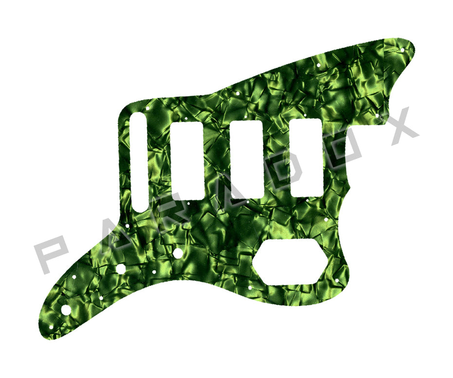 Custom Pickguard For 2023-2024 Made in Mexico Fender Gold Foil Jazzmaster