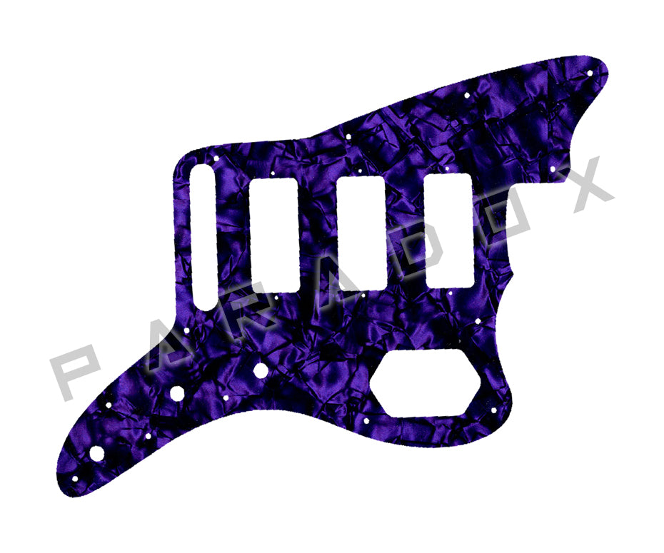 Custom Pickguard For 2023-2024 Made in Mexico Fender Gold Foil Jazzmaster