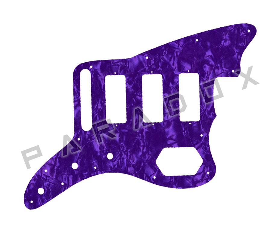 Custom Pickguard For 2023-2024 Made in Mexico Fender Gold Foil Jazzmaster