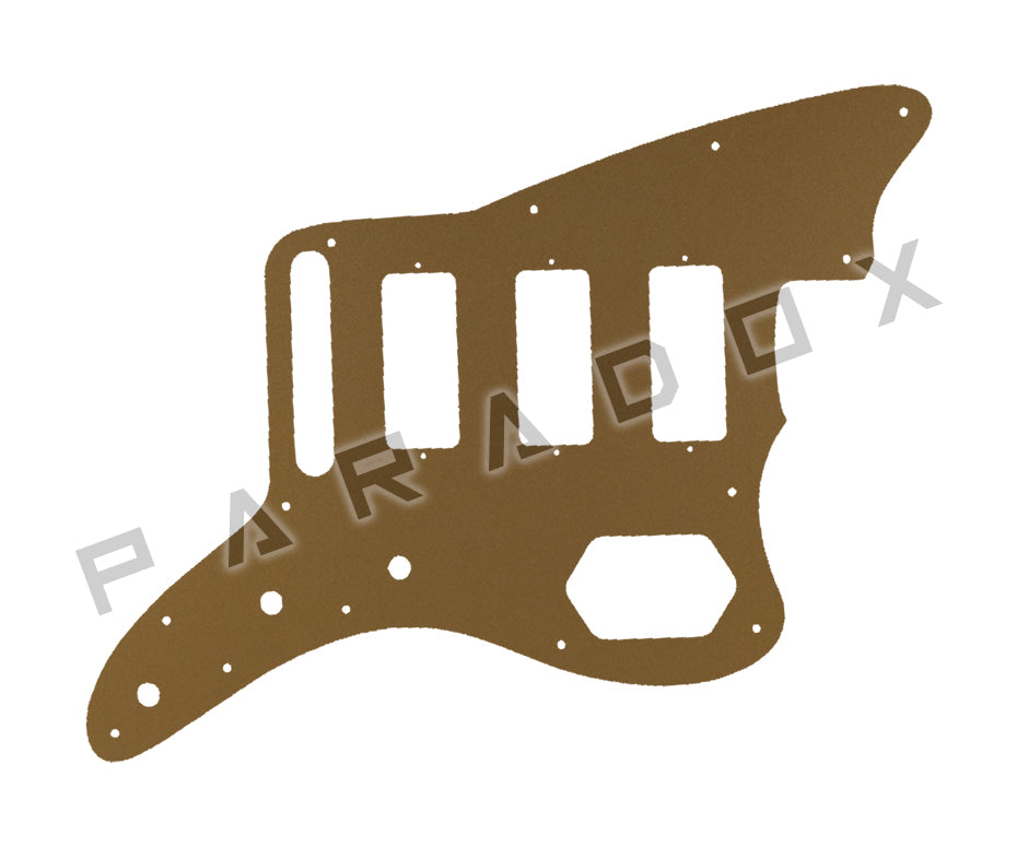 Custom Pickguard For 2023-2024 Made in Mexico Fender Gold Foil Jazzmaster