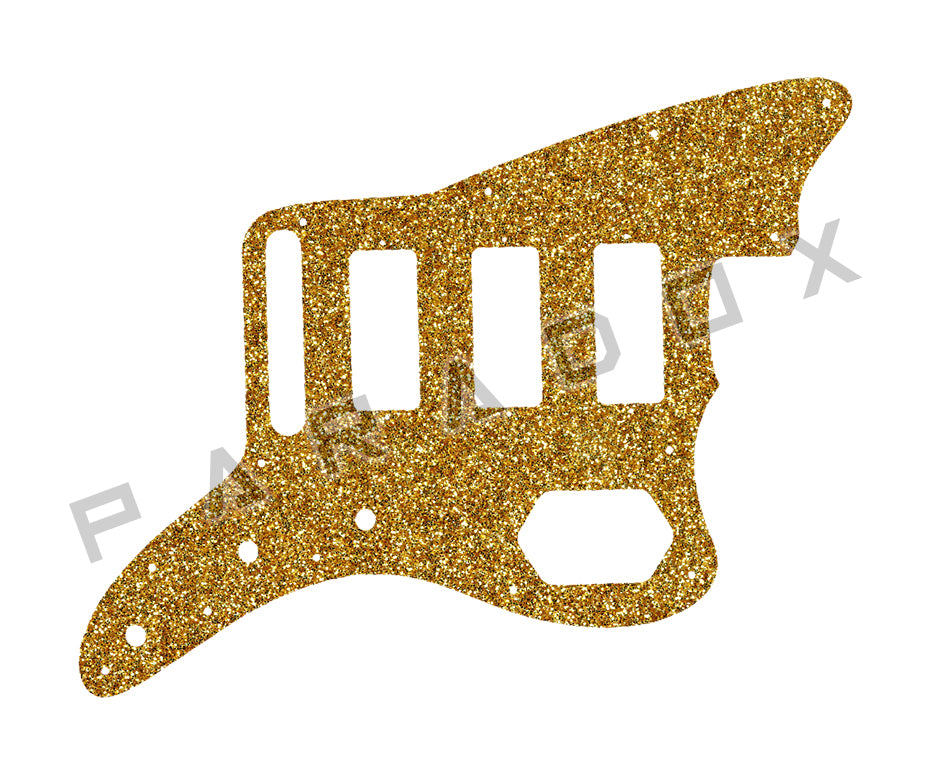 Custom Pickguard For 2023-2024 Made in Mexico Fender Gold Foil Jazzmaster