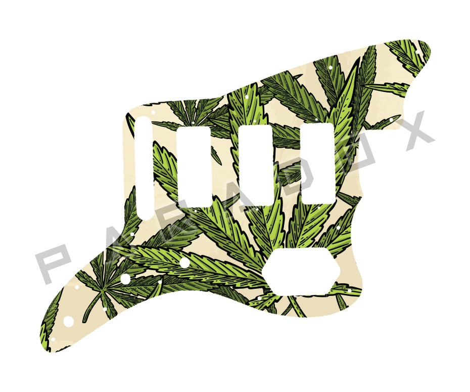 Custom Pickguard For 2023-2024 Made in Mexico Fender Gold Foil Jazzmaster