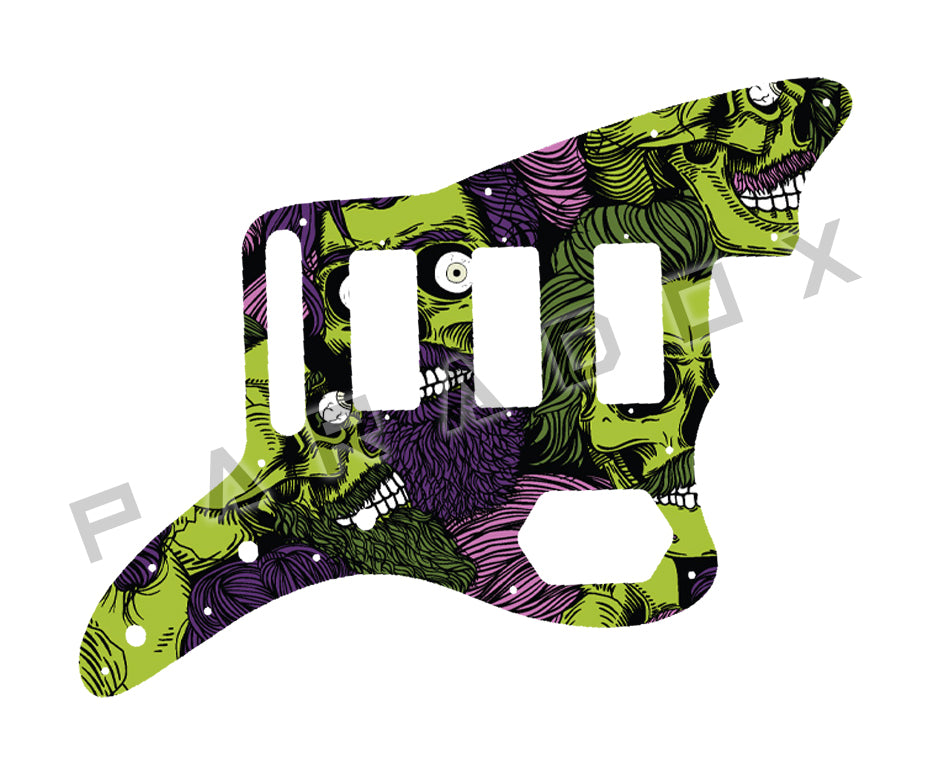 Custom Pickguard For 2023-2024 Made in Mexico Fender Gold Foil Jazzmaster