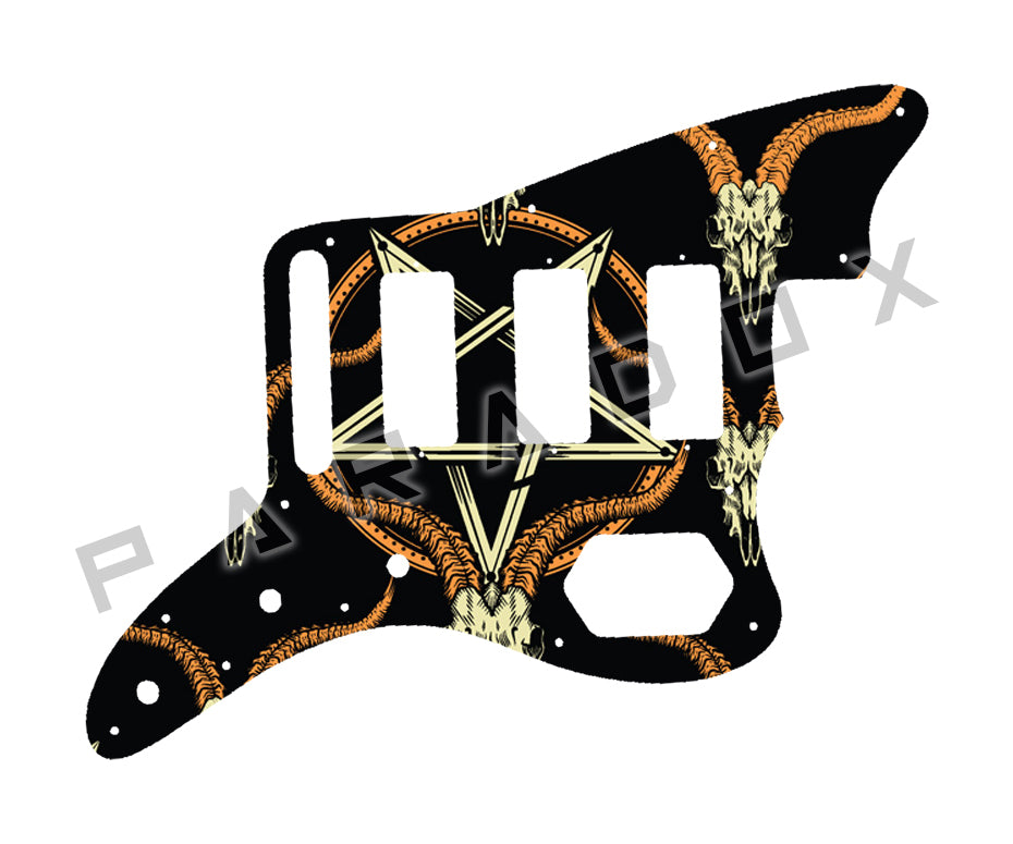 Custom Pickguard For 2023-2024 Made in Mexico Fender Gold Foil Jazzmaster