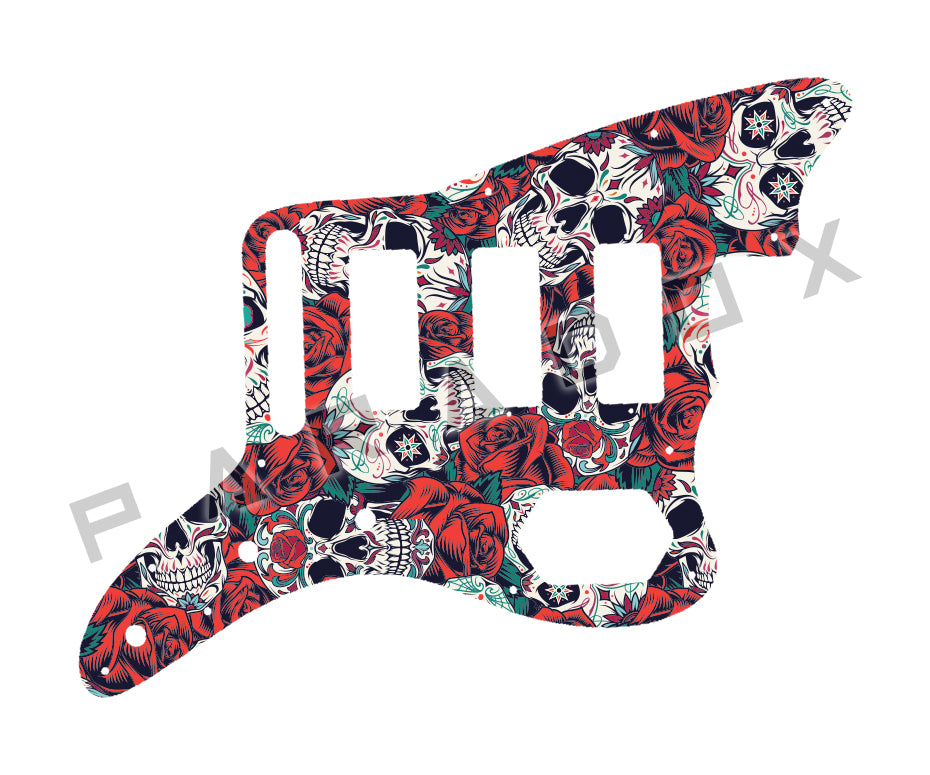 Custom Pickguard For 2023-2024 Made in Mexico Fender Gold Foil Jazzmaster