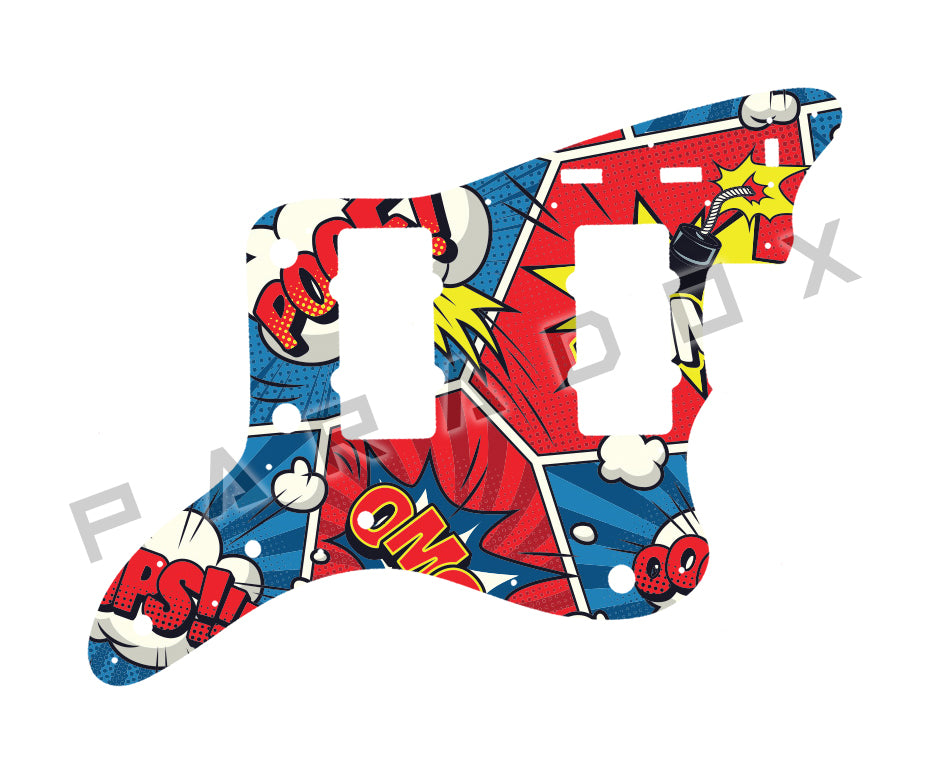 Custom Pickguard For 2011 Made in Japan Fender Hollow body JM/HO Offset Jazzmaster