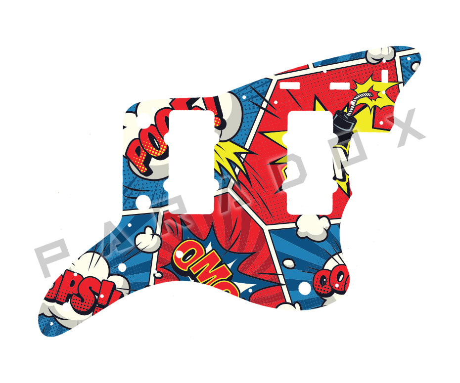 Custom Pickguard For 2012 - 2024 Made in China Squier J Mascis Jazzmaster