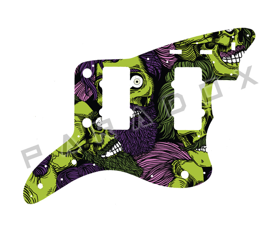 Custom Pickguard For 2012 - 2024 Made in China Squier J Mascis Jazzmaster