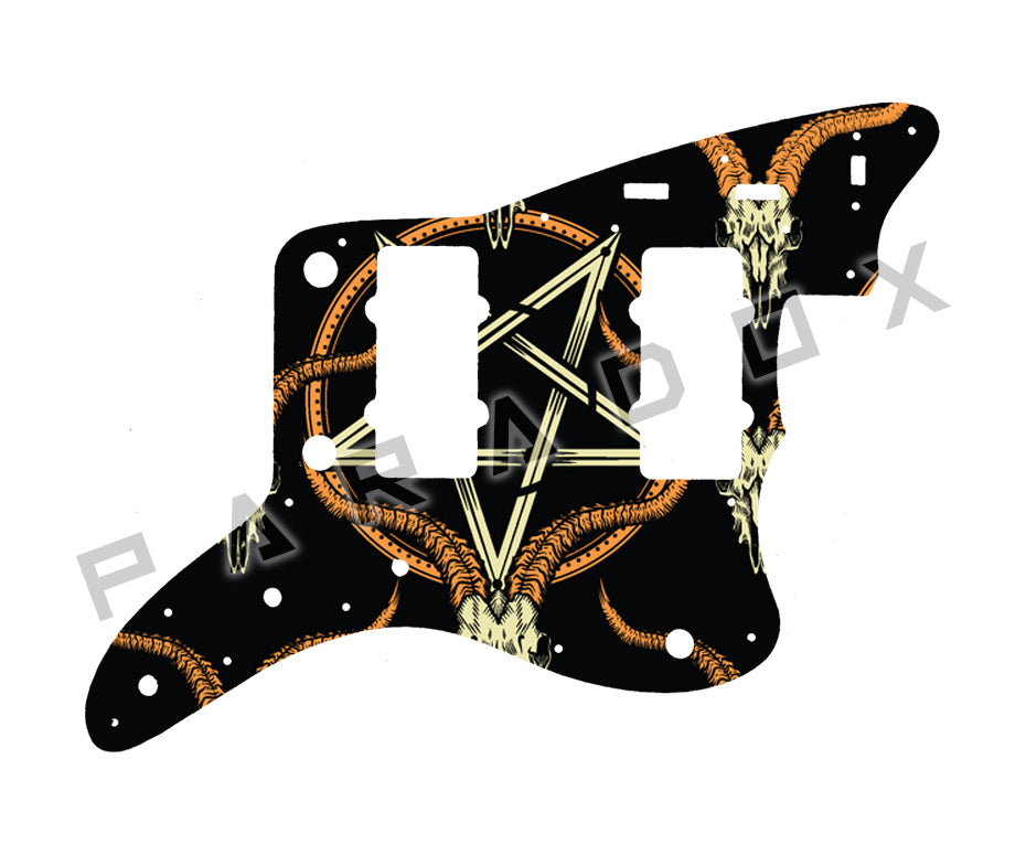 Custom Pickguard For 2012 - 2024 Made in China Squier J Mascis Jazzmaster