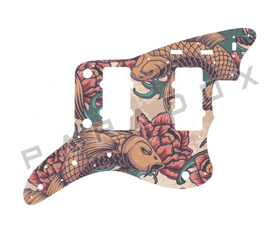 Custom Pickguard For 2012 - 2024 Made in China Squier J Mascis Jazzmaster