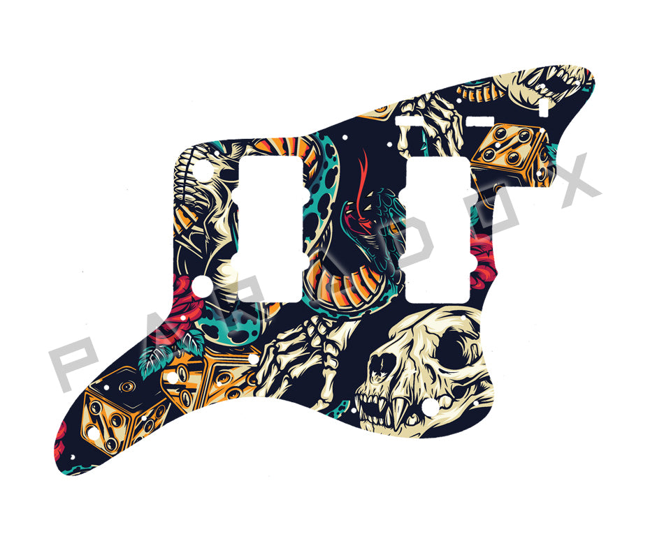 Custom Pickguard For 2012 - 2024 Made in China Squier J Mascis Jazzmaster