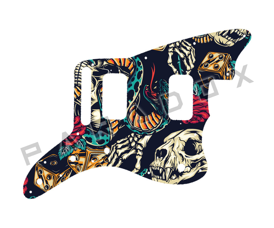 Custom Pickguard For 2018 - 2024 Made in Mexico Fender Player Jazzmaster HH