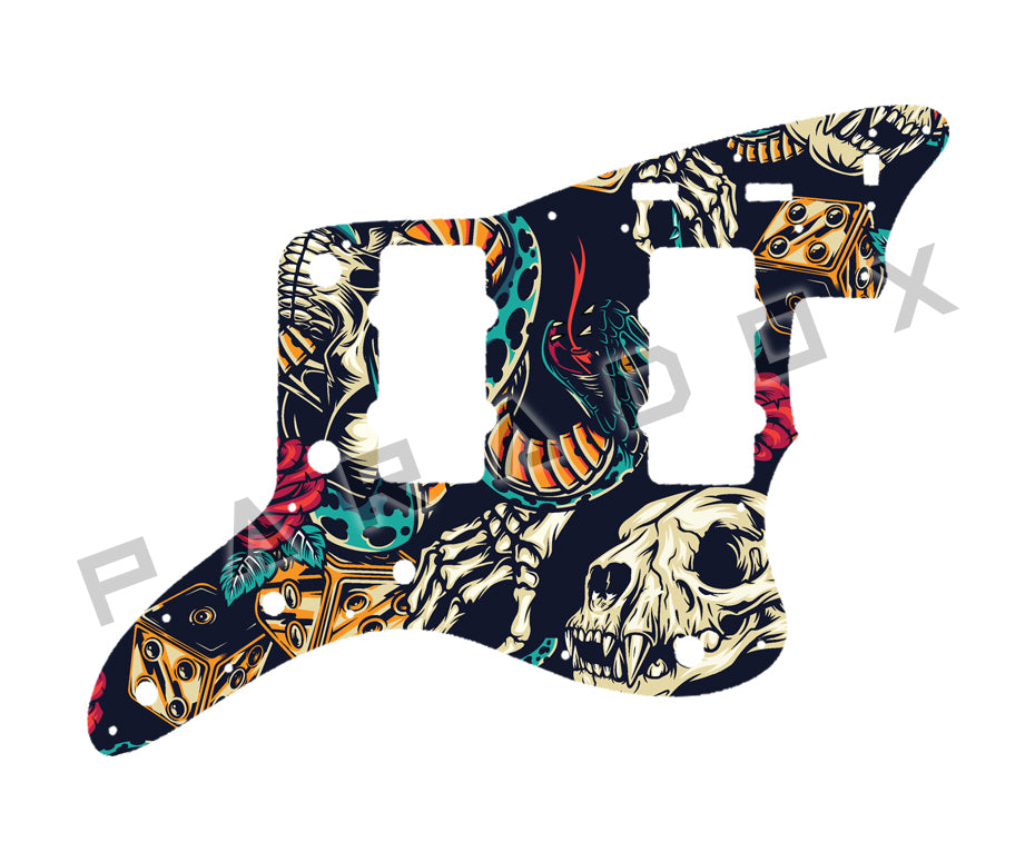 Custom Pickguard For 2015 - 2019 Made in Mexico Fender Road Worn '60s Jazzmaster