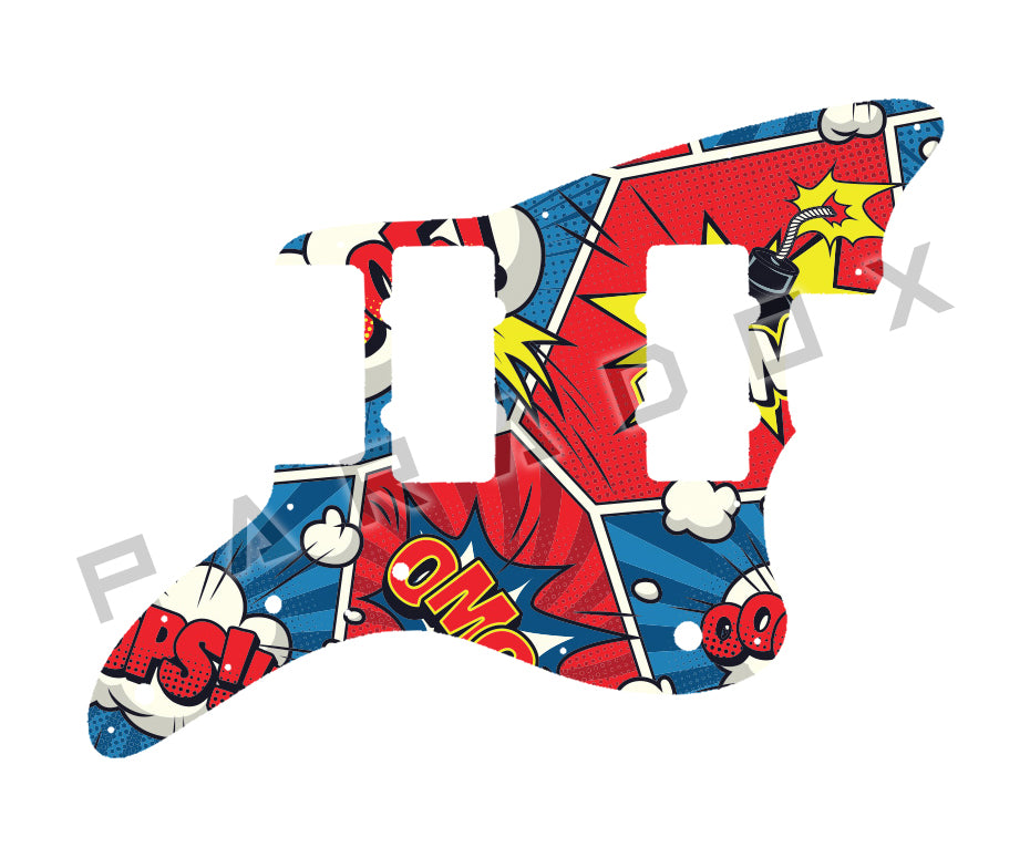 Custom Pickguard For 2023 - 2024 Made in China Squier by Fender Paranormal Jazzmaster XII 12 String