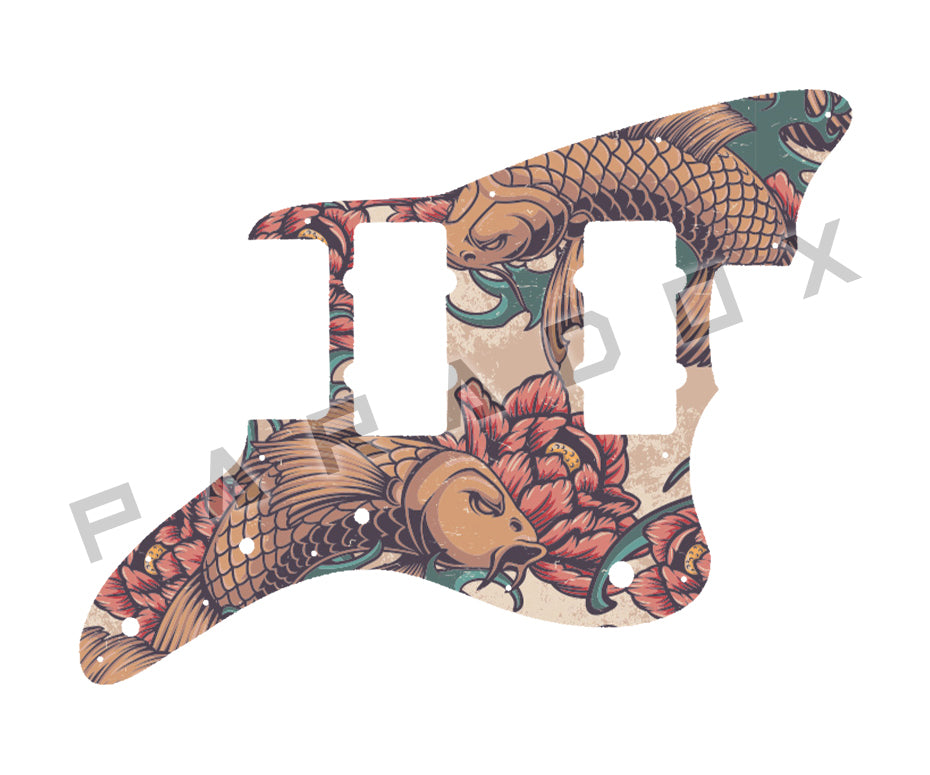 Custom Pickguard For 2023 - 2024 Made in China Squier by Fender Paranormal Jazzmaster XII 12 String