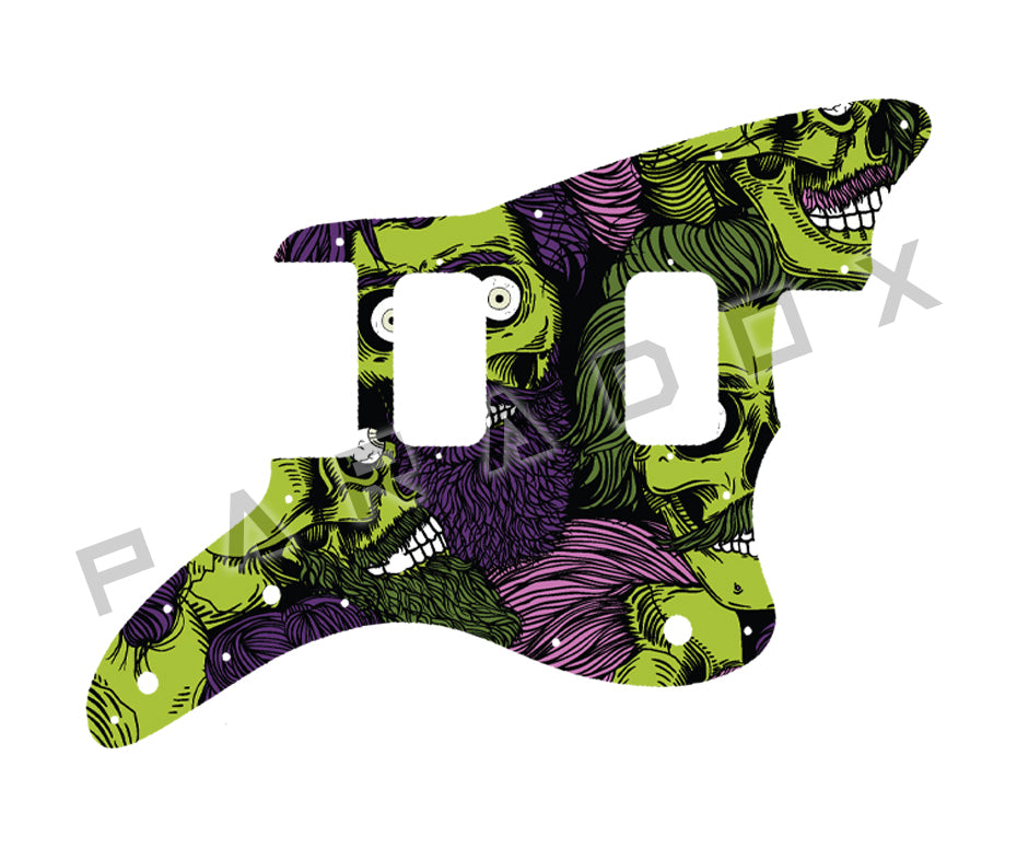 Custom Pickguard For 2021 - 2024 Made in China Squier by Fender Affinity Series Jazzmaster H-H