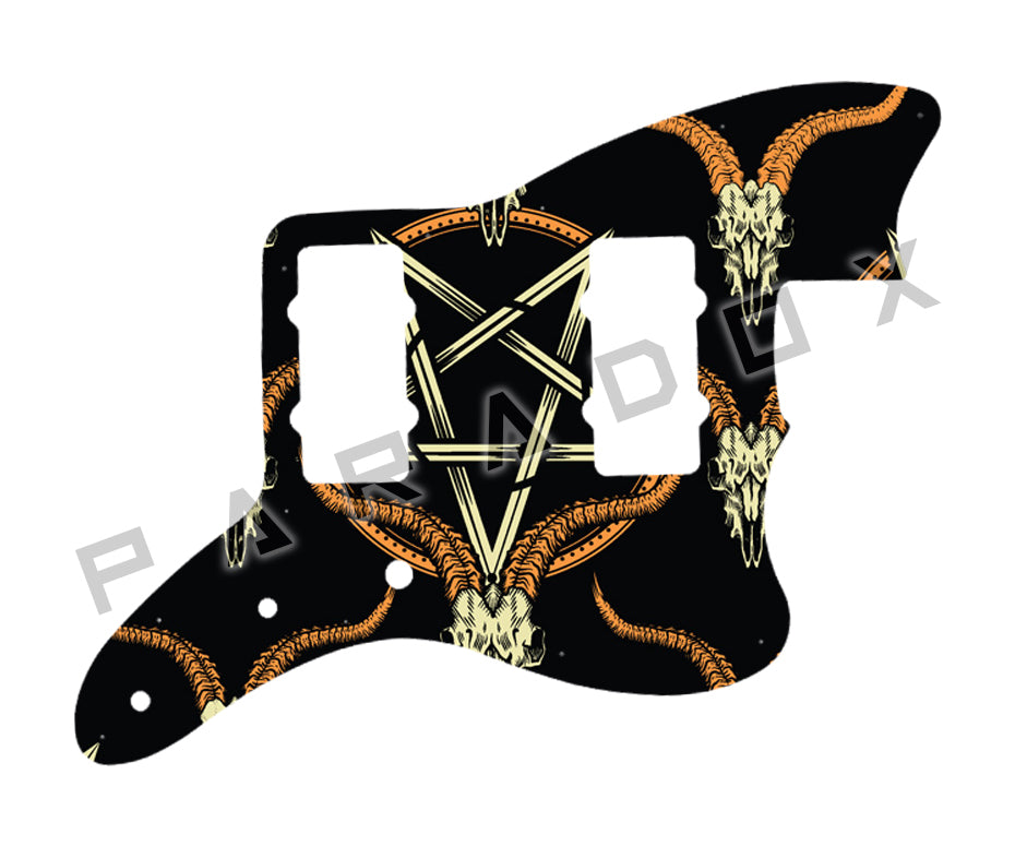 Custom Pickguard For 2010 - Present Made in Indonesia Squier Vintage Modified Baritone Jazzmaster