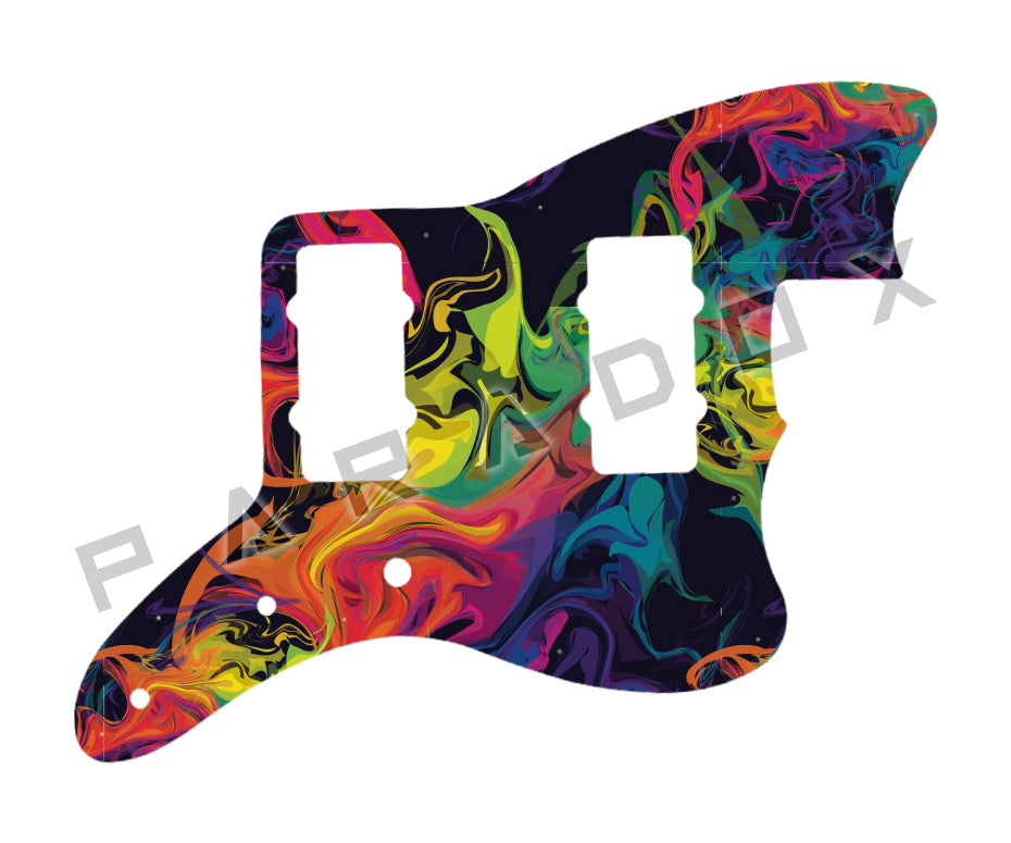 Custom Pickguard For 2010 - Present Made in Indonesia Squier Vintage Modified Baritone Jazzmaster