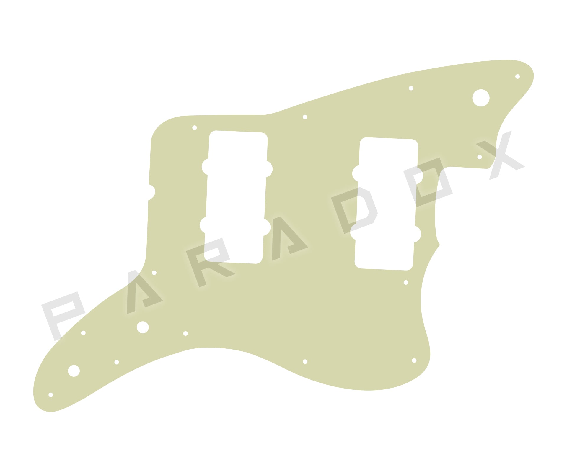 Custom Pickguard For 2011 - 2016 Made in Indonesia Squier Vintage Modified Jazzmaster Special