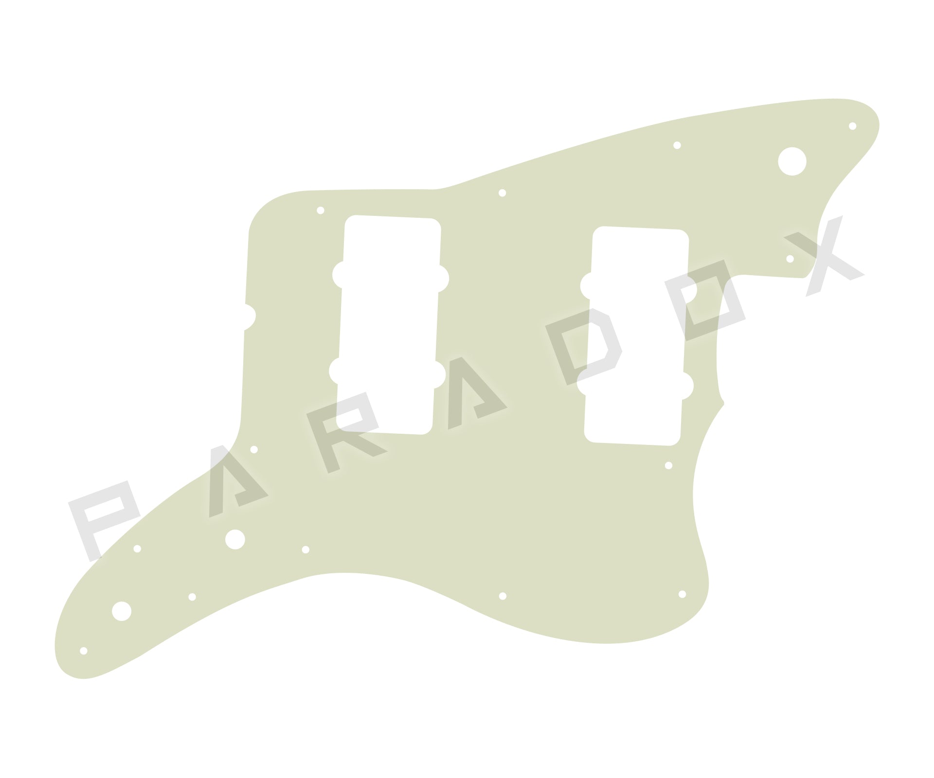 Custom Pickguard For 2011 - 2016 Made in Indonesia Squier Vintage Modified Jazzmaster Special