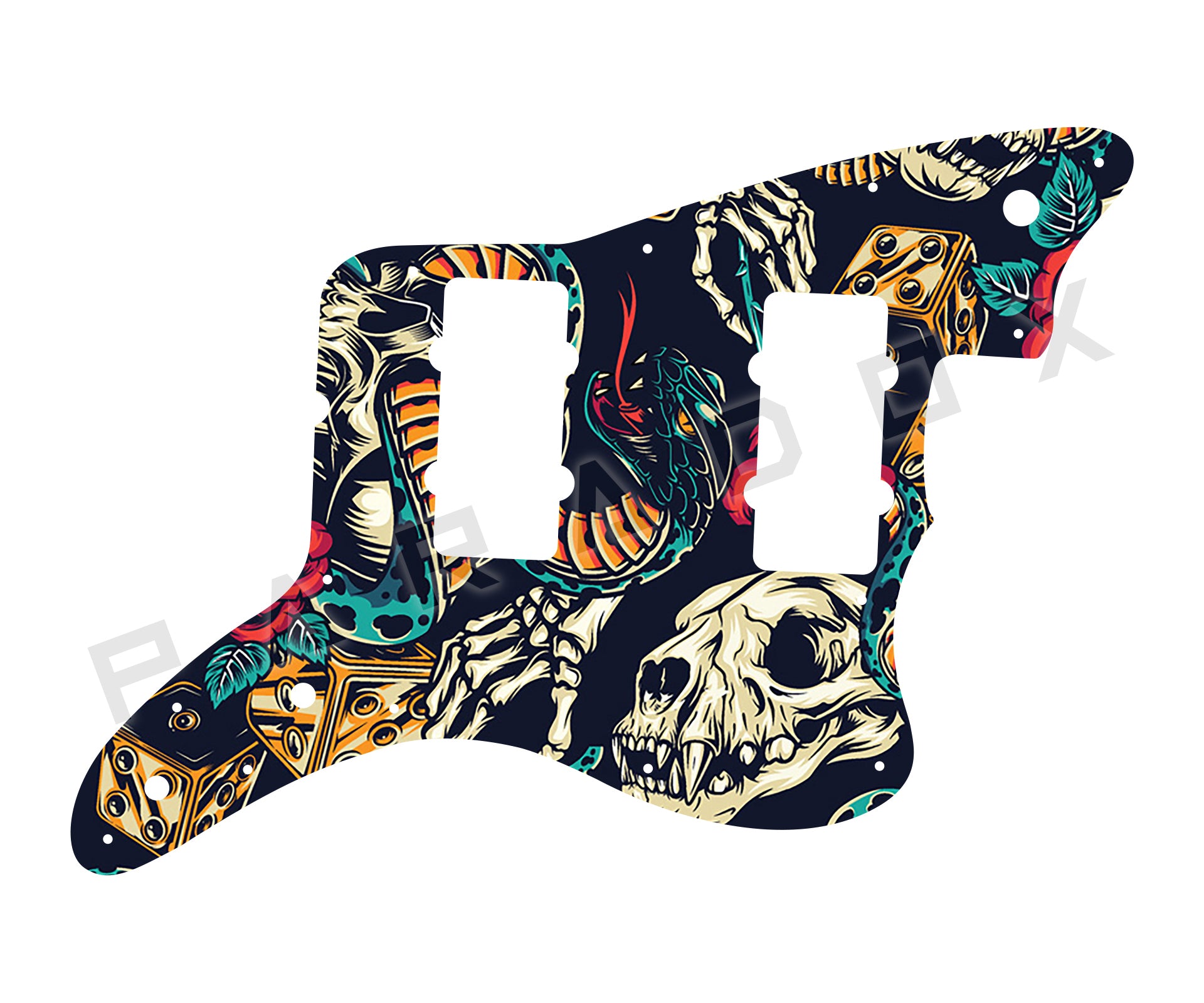 Custom Pickguard For 2011 - 2016 Made in Indonesia Squier Vintage Modified Jazzmaster Special