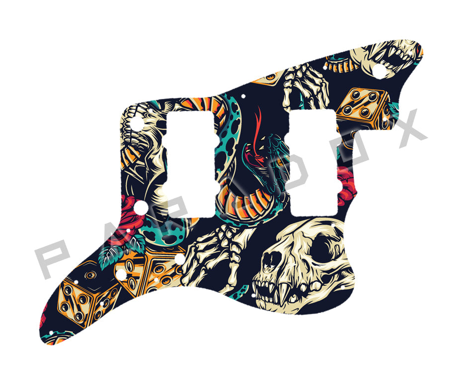Custom Pickguard For 2014 By Tuttle Michael Tuttle Jazzmaster Baritone