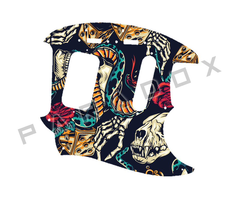Custom Pickguard For 2021 - 2024 Made in Mexico Fender Kurt Cobain Signature Jag-Stang