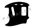 Custom Pickguard For 2012 - 2014 Made in Japan Fender Kurt Cobain Mustang Left Handed