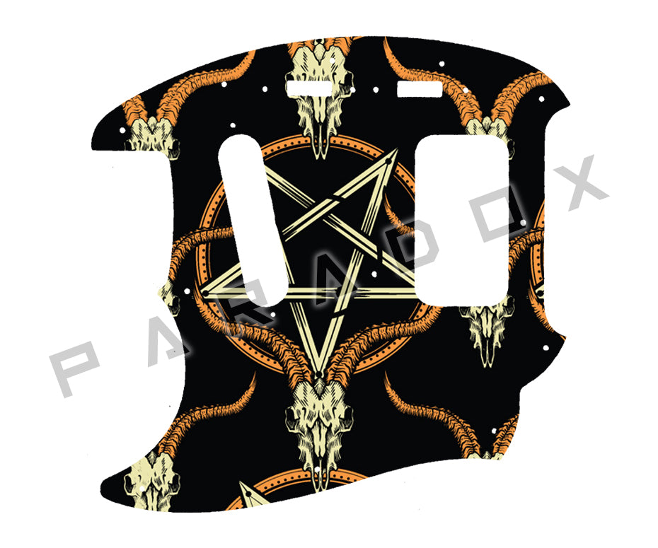 Custom Pickguard For 2012 - 2014 Made in Japan Fender Kurt Cobain Mustang Left Handed