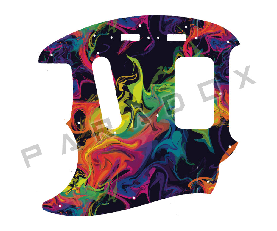 Custom Pickguard For 2012 - 2014 Made in Japan Fender Kurt Cobain Mustang Left Handed