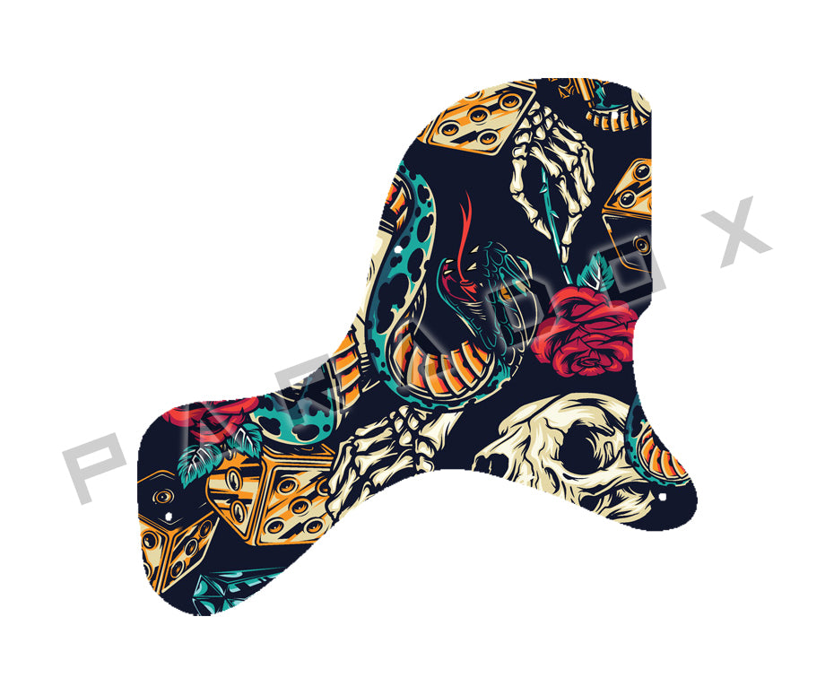 Custom Pickguard For 2006 - 2017 Made in America Gibson Custom Shop '58 Les Paul Jr. Double Cut