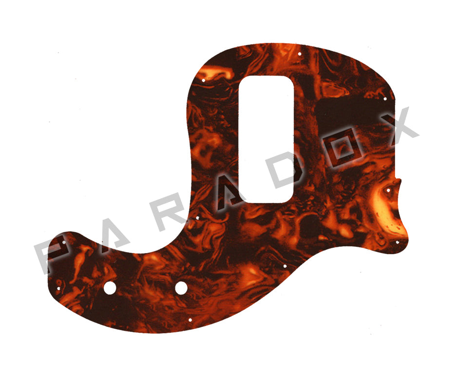 Custom Pickguard For 2019 - 2024 Made in America Gibson Les Paul Junior Tribute DC Bass pickup 1.67 X 3.77