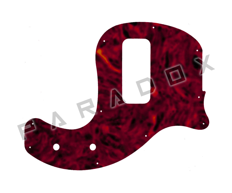 Custom Pickguard For 2019 - 2024 Made in America Gibson Les Paul Junior Tribute DC Bass pickup 1.67 X 3.77