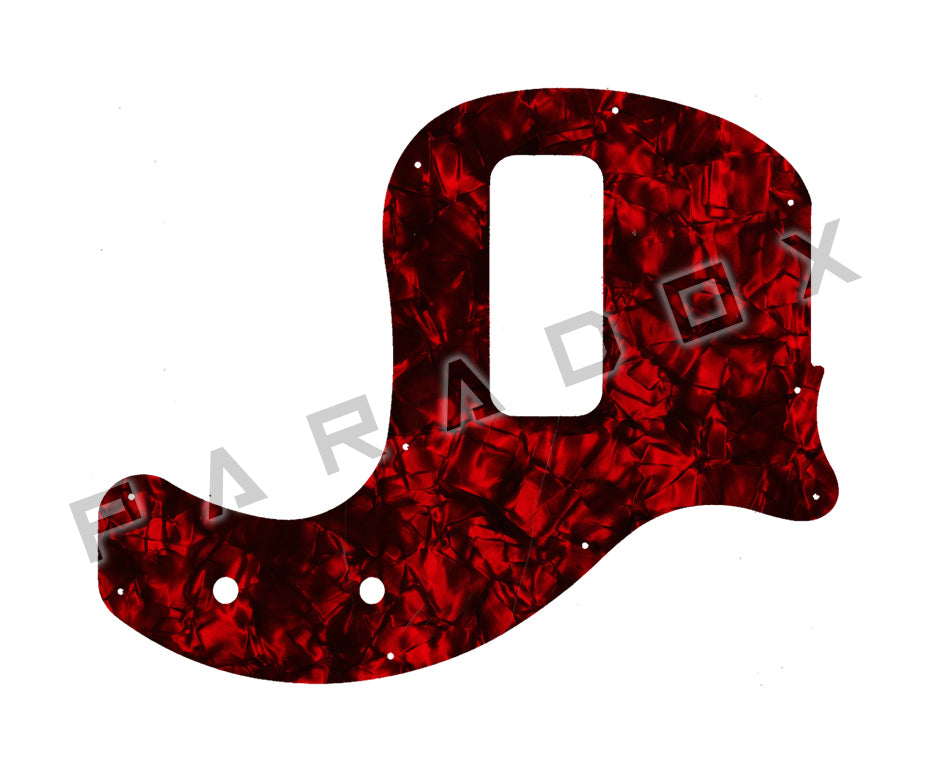 Custom Pickguard For 2019 - 2024 Made in America Gibson Les Paul Junior Tribute DC Bass pickup 1.67 X 3.77