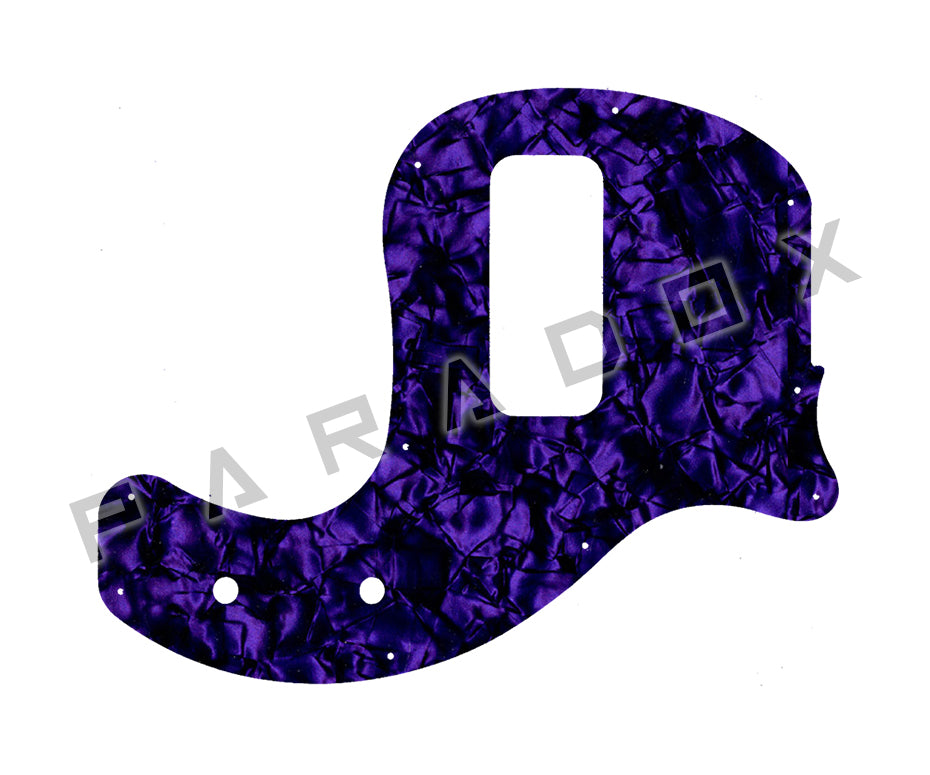 Custom Pickguard For 2019 - 2024 Made in America Gibson Les Paul Junior Tribute DC Bass pickup 1.67 X 3.77