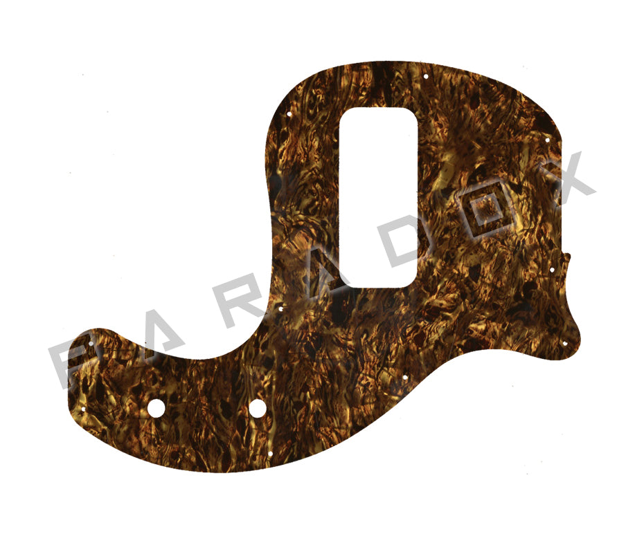 Custom Pickguard For 2019 - 2024 Made in America Gibson Les Paul Junior Tribute DC Bass pickup 1.67 X 3.77