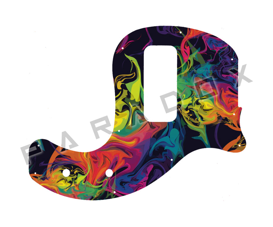 Custom Pickguard For 2019 - 2024 Made in America Gibson Les Paul Junior Tribute DC Bass pickup 1.67 X 3.77