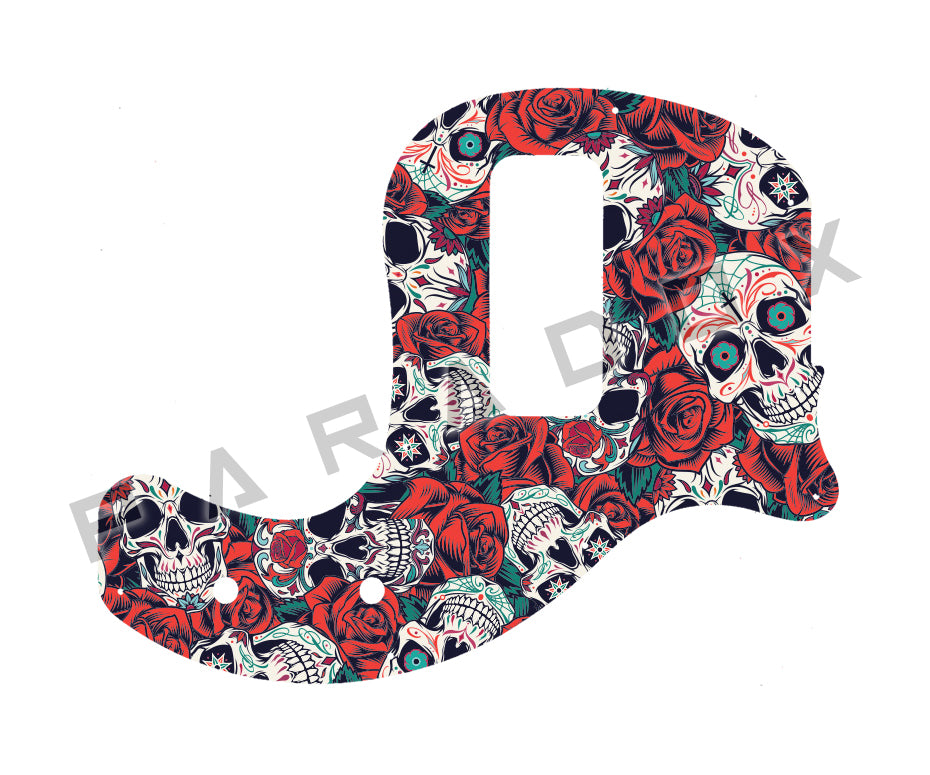 Custom Pickguard For 2019 - 2024 Made in America Gibson Les Paul Junior Tribute DC Bass pickup 1.67 X 3.77