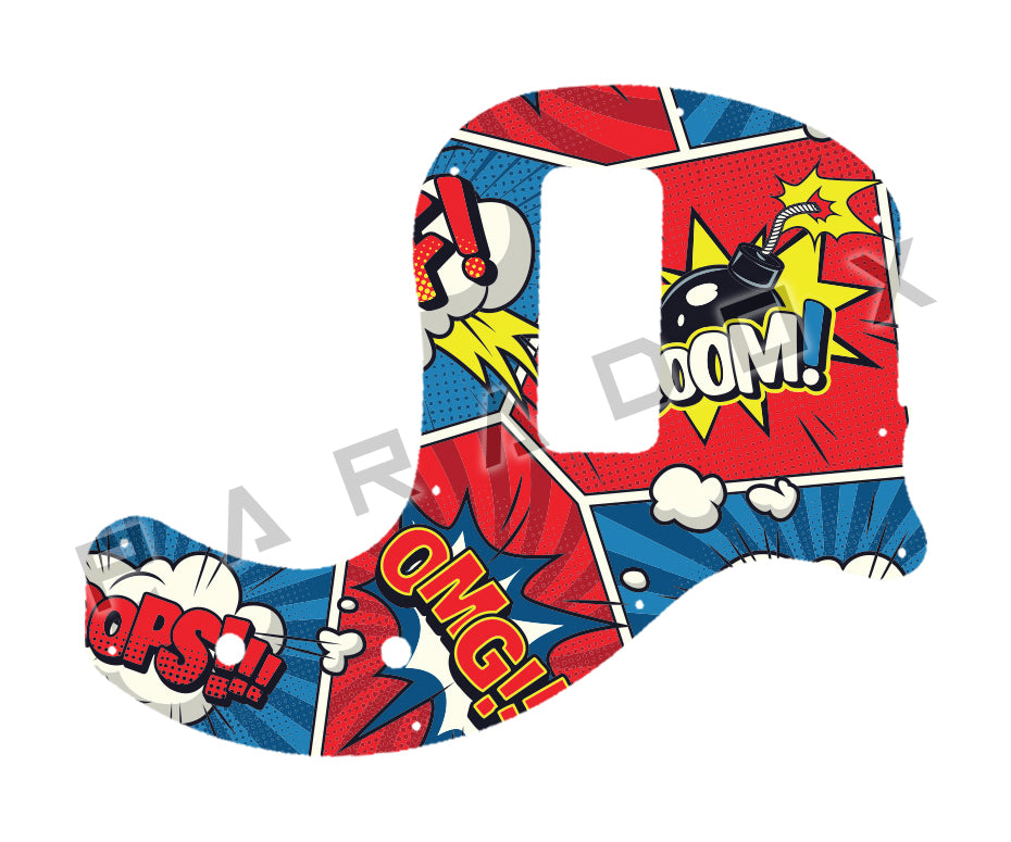 Custom Pickguard For 2019 - 2024 Made in America Gibson Les Paul Junior Tribute DC Bass