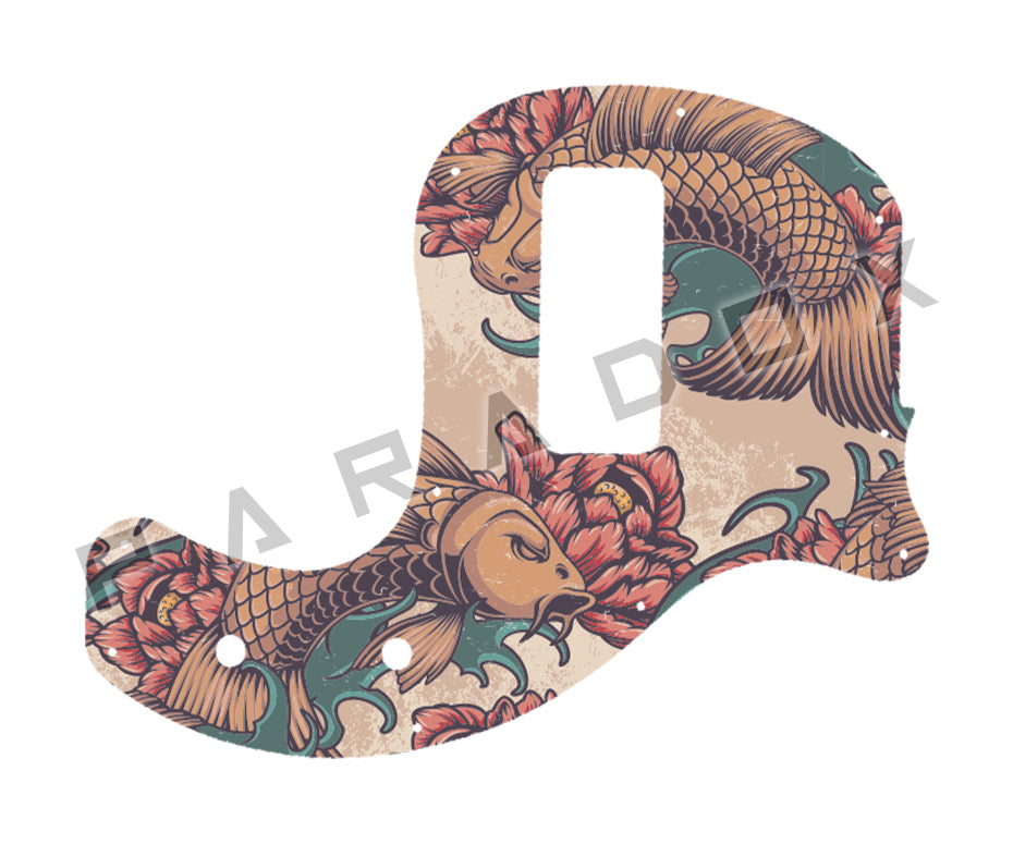 Custom Pickguard For 2019 - 2024 Made in America Gibson Les Paul Junior Tribute DC Bass