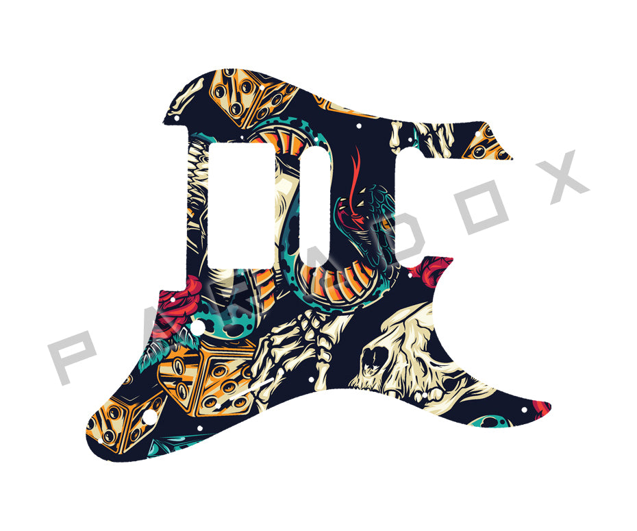 Custom Pickguard For 2021 - 2024 ESP LTD SN-1000 FR HSS No Neck Tabs