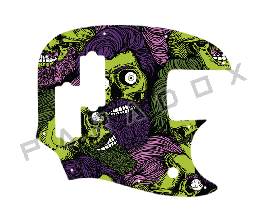 Custom Pickguard For 2024 - 2025 Made in Mexico Fender Player II Mustang Bass PJ