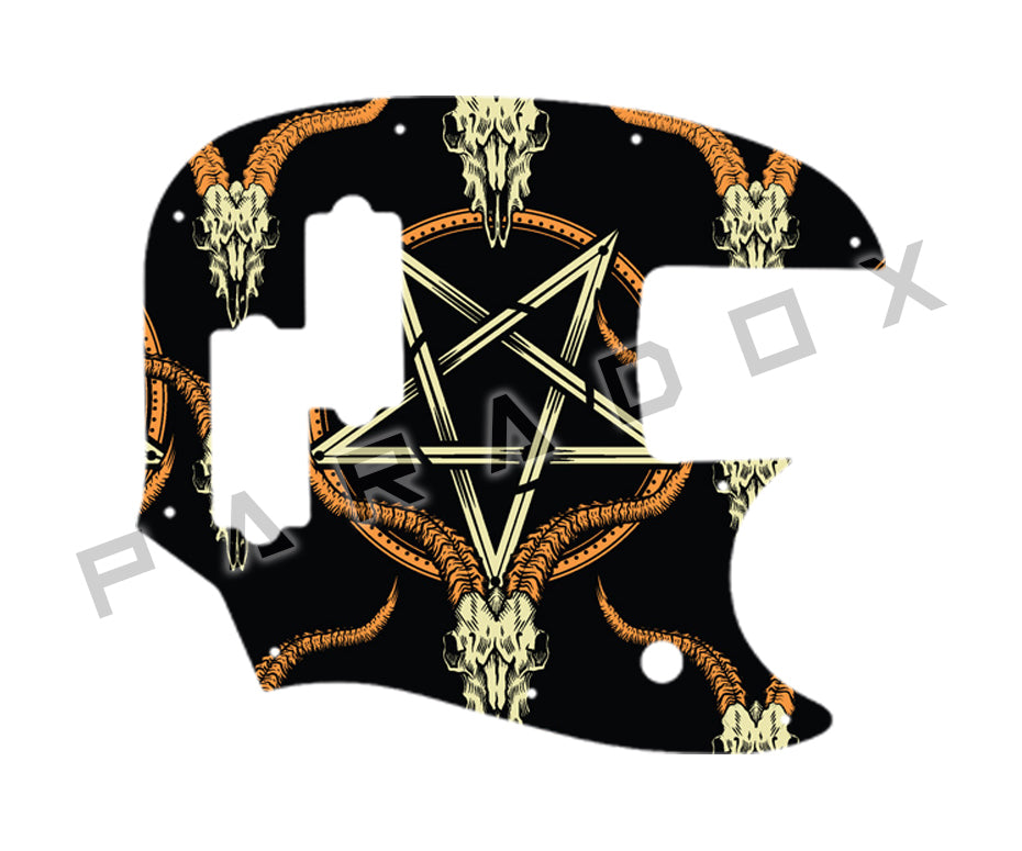 Custom Pickguard For 2024 - 2025 Made in Mexico Fender Player II Mustang Bass PJ